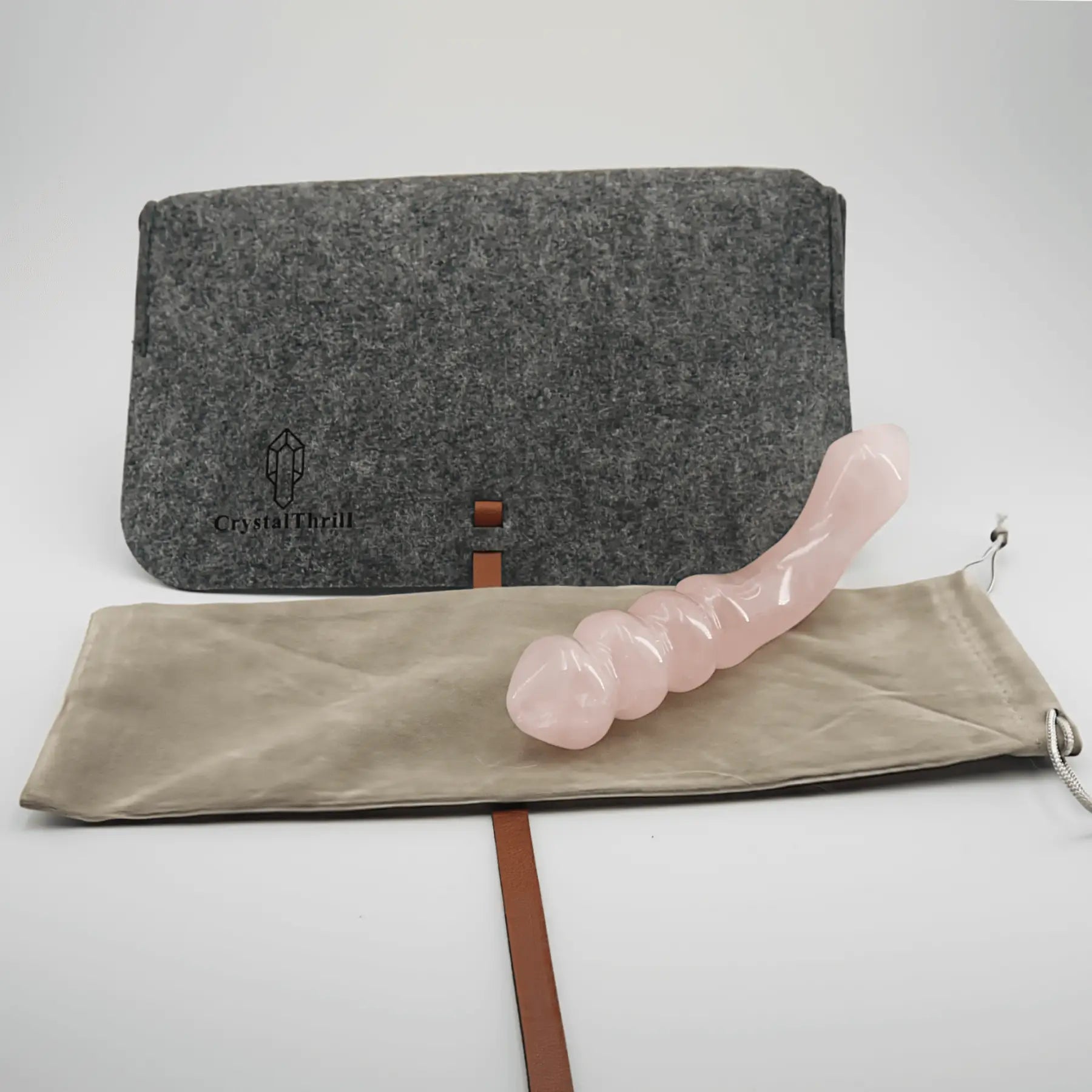 Curvona Rose Quartz Wand / 7’’ Dildo