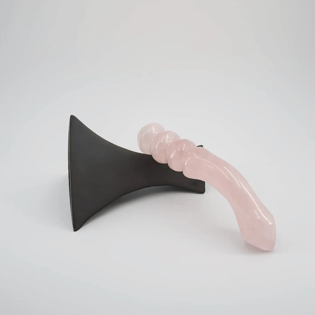 Curvona Rose Quartz Wand / 7’’ Dildo