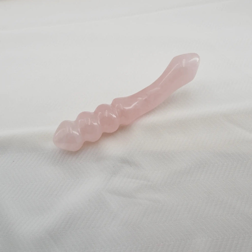 Curvona Rose Quartz Wand / 7’’ Dildo