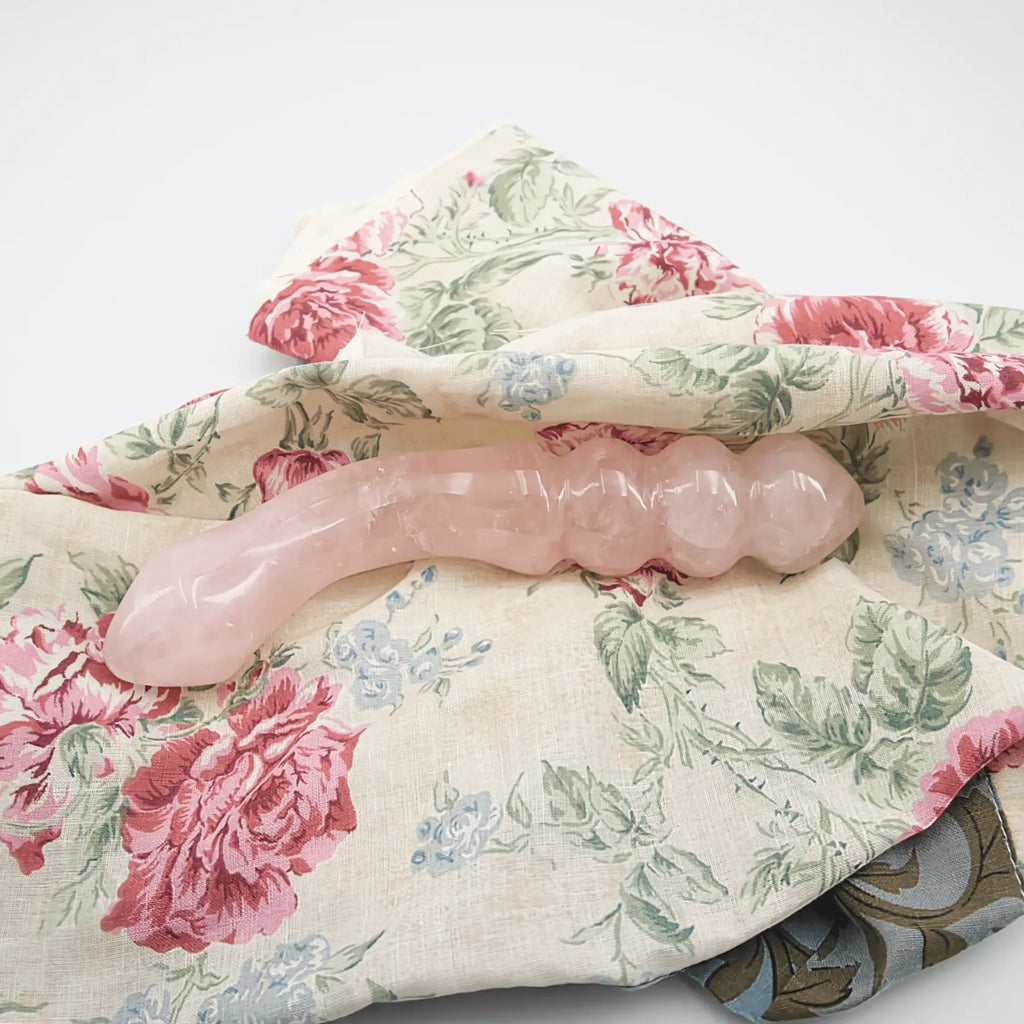 Curvona Rose Quartz Wand / 7’’ Dildo
