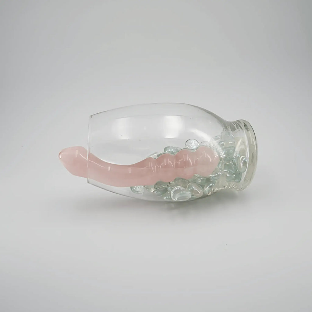 Curvona Rose Quartz Wand / 7’’ Dildo
