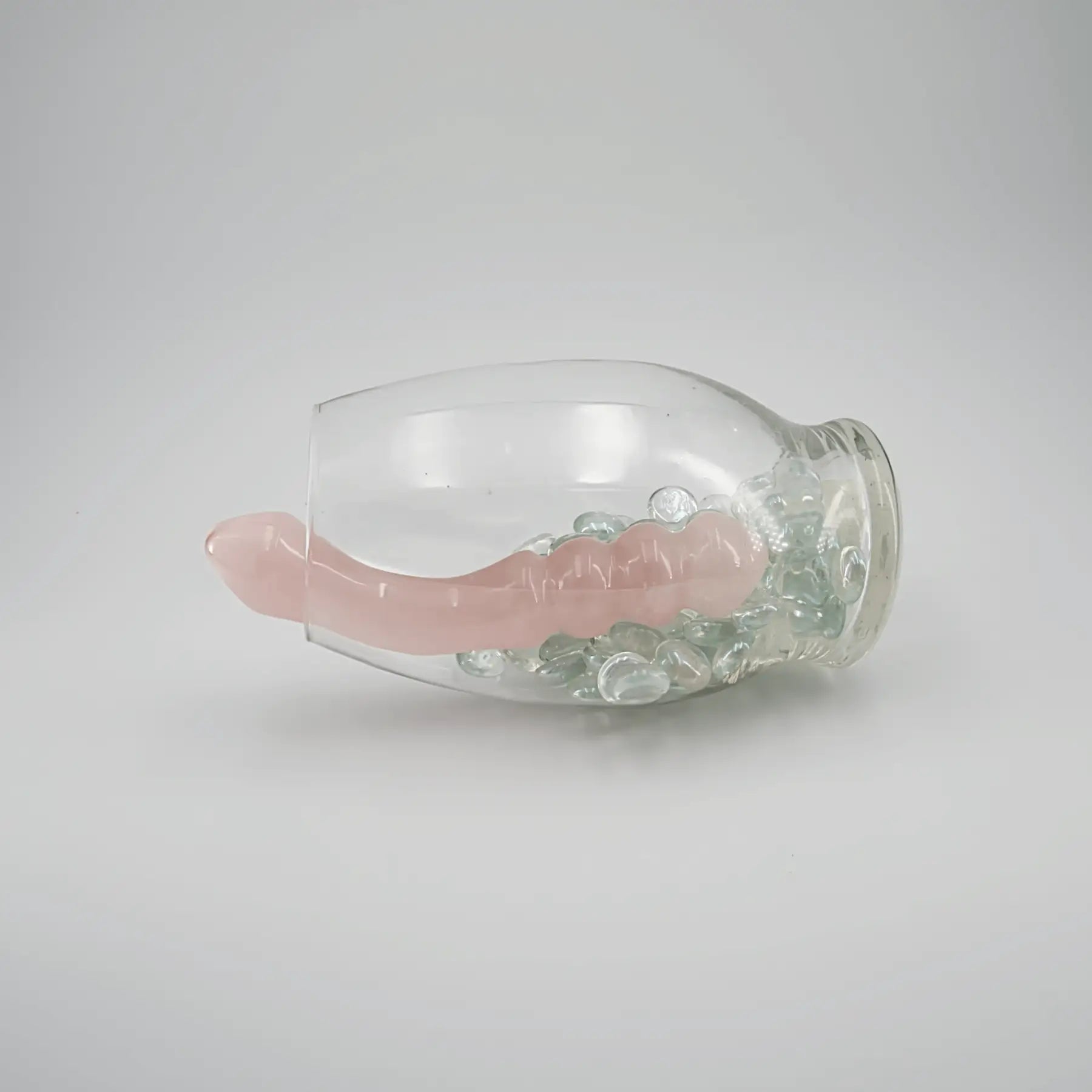 Curvona Rose Quartz Wand / 7’’ Dildo