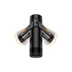 The Wing Thrusting & Vibrating Masturbator - Black