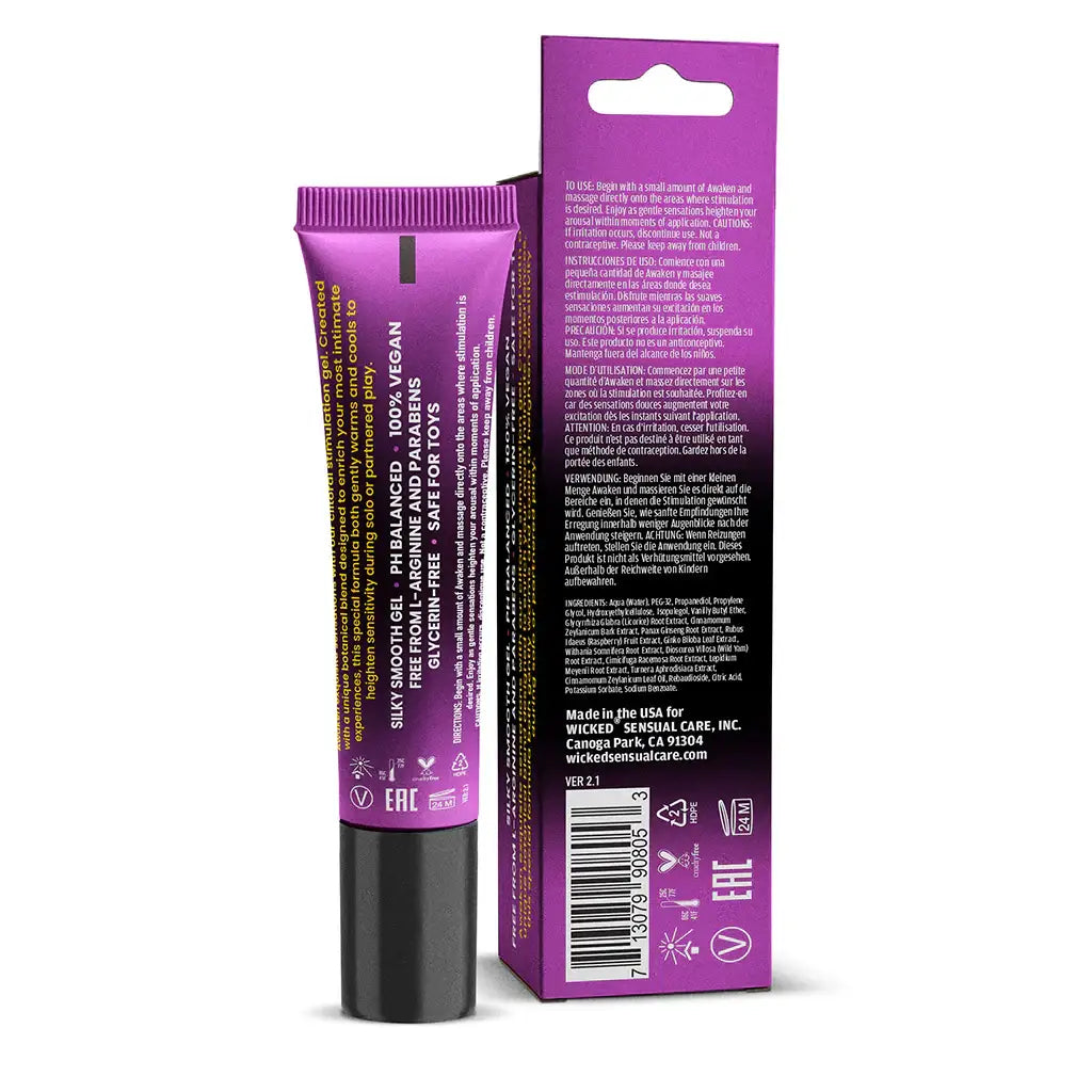 Wicked® Sensual Care Awaken Stimulating Clitoral Massaging Gel 0.3 fl. oz.