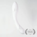 Dalia Carrerra Marble Edition Handmade Porcelain Dildo - White