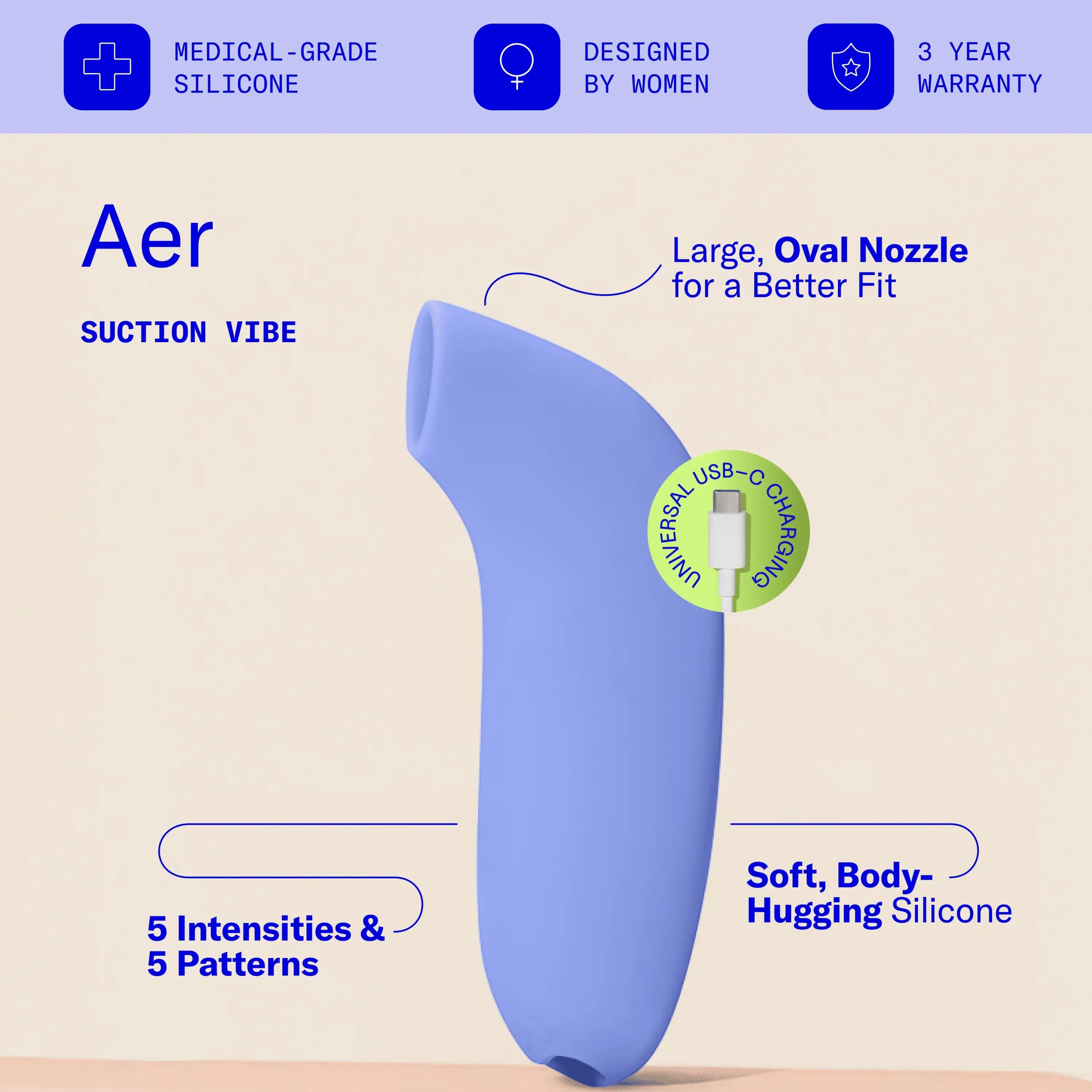 Dame Aer™ Suction Toy - Rolik®