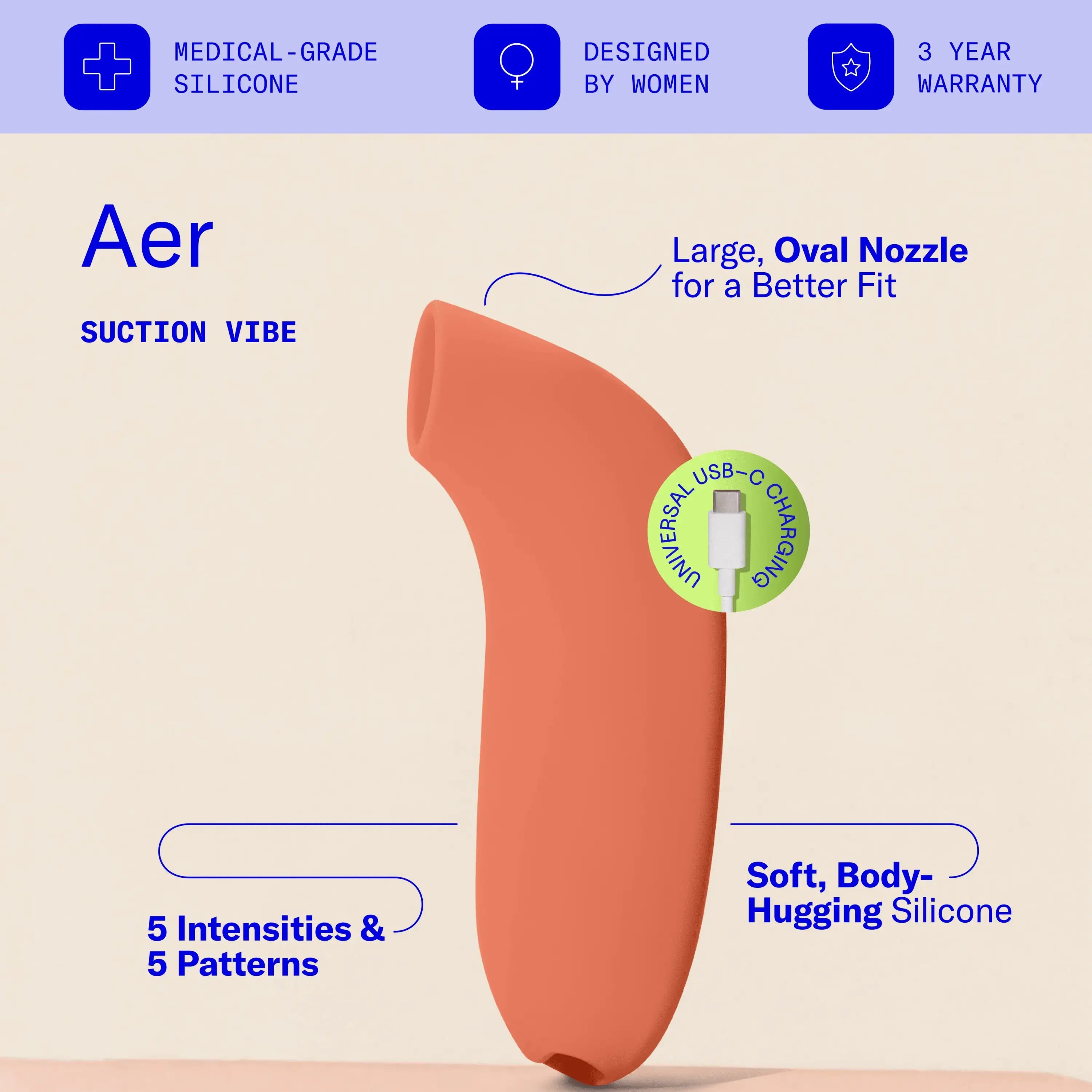 Dame Aer™ Suction Toy - Rolik®