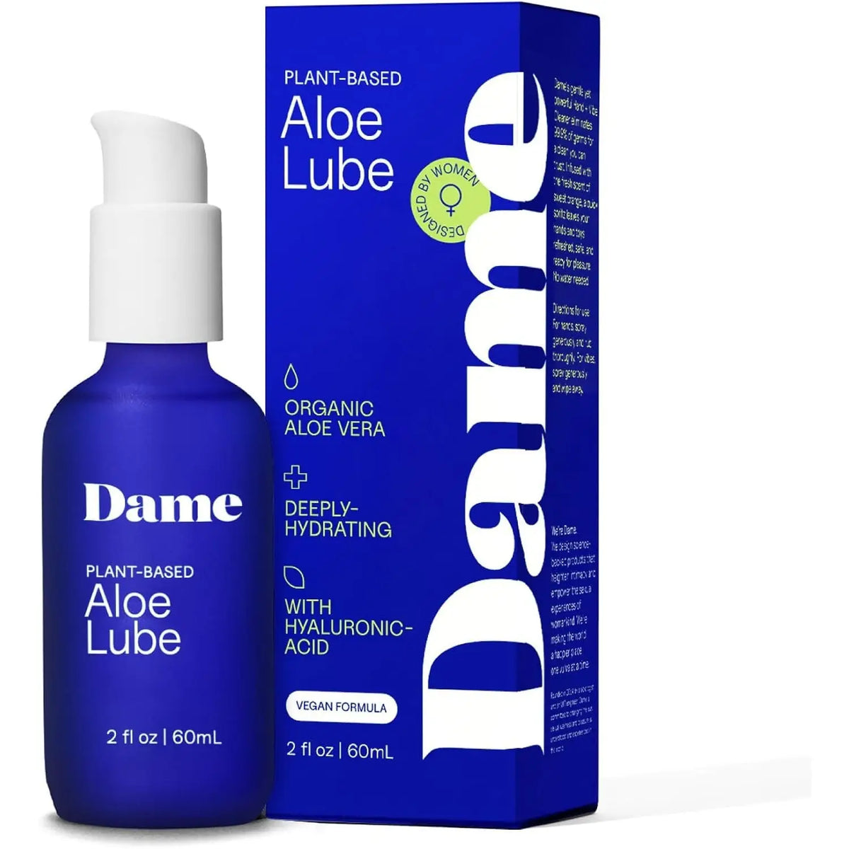 Dame Aloe Lube - Natural pH-Balanced Lubricant 2 fl. oz.