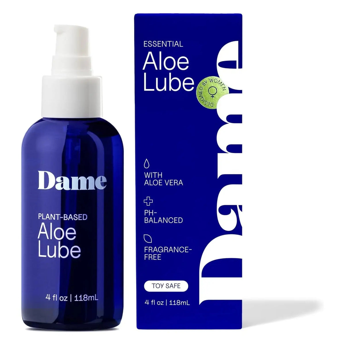 Dame Aloe Lube - Natural pH-Balanced Lubricant 4 fl. oz.