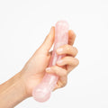 Pink Chakrubs Heart Curve Rose Quartz Wand