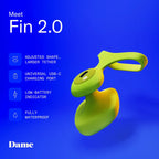 Dame Fin 2.0 Finger Vibrator - Vibrator