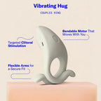Dame Hug Vibrating Couples C-Ring – Adjustable Erection Support & Clitoral Stimulation
