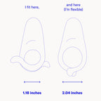 Dame Hug Vibrating Couples C-ring Rolik®