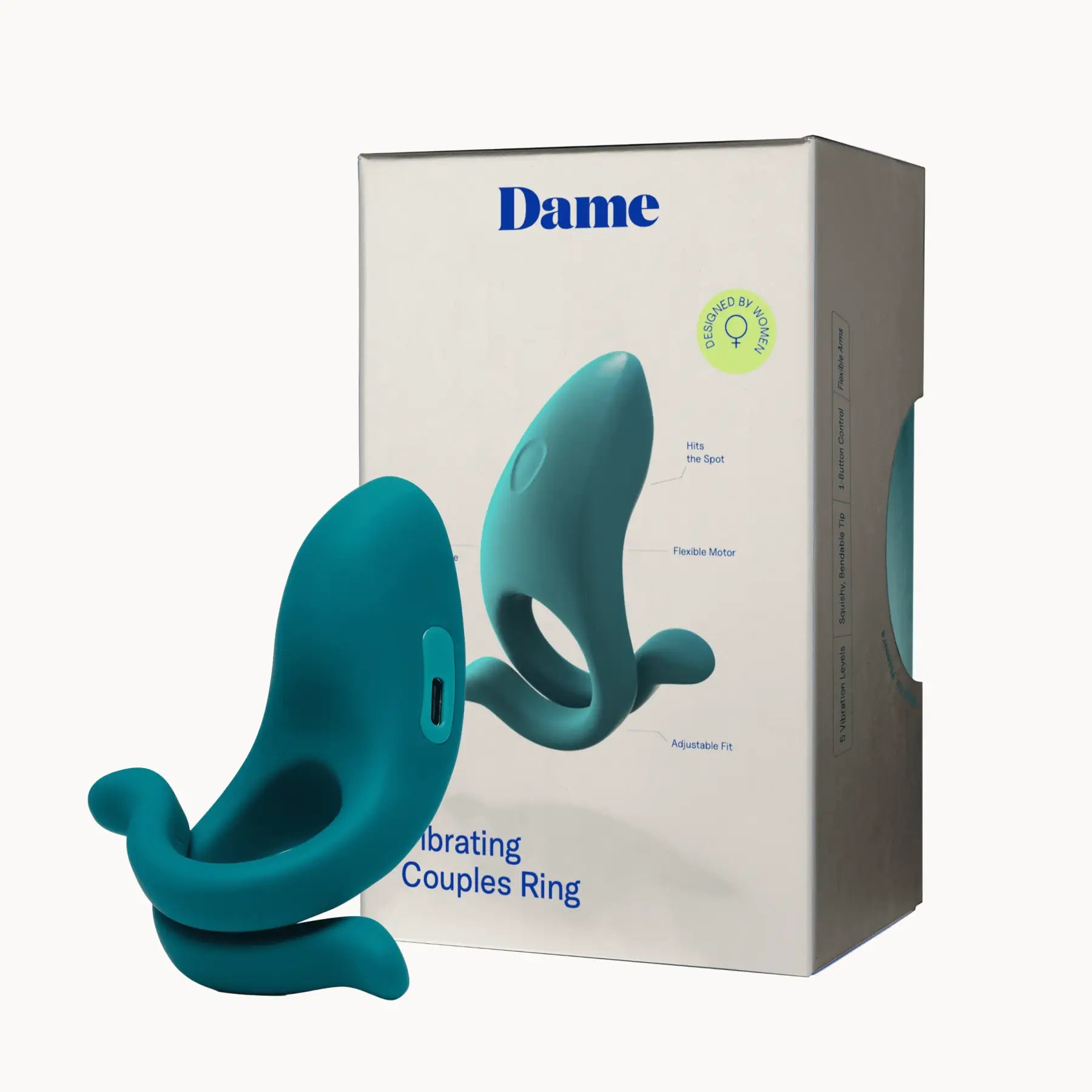 Dame Hug Vibrating Couples C-ring Rolik®