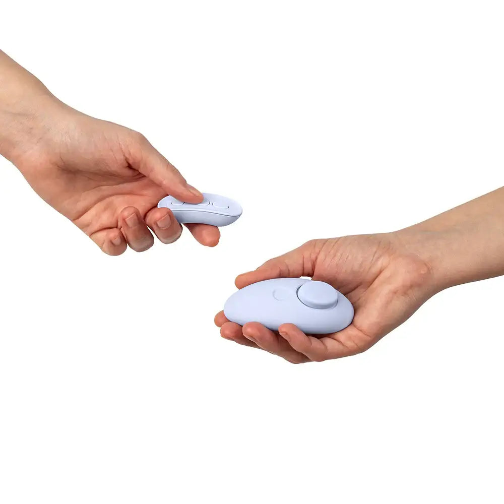 Dame Lay Panty Vibrator with Wireless Remote Periwinkle