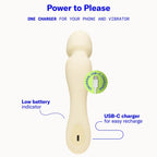 Dame Min Mini Wand Vibrator Butter Beige Rolik®
