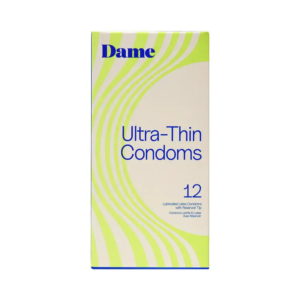 Dame Ultra-Thin Condoms 12-Pack Rolik®