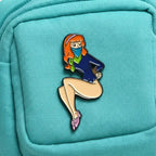 Danger-prone D Enamel Pin