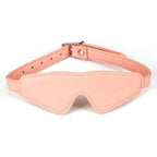 Pink Dark Candy Vegan Leather Blindfold