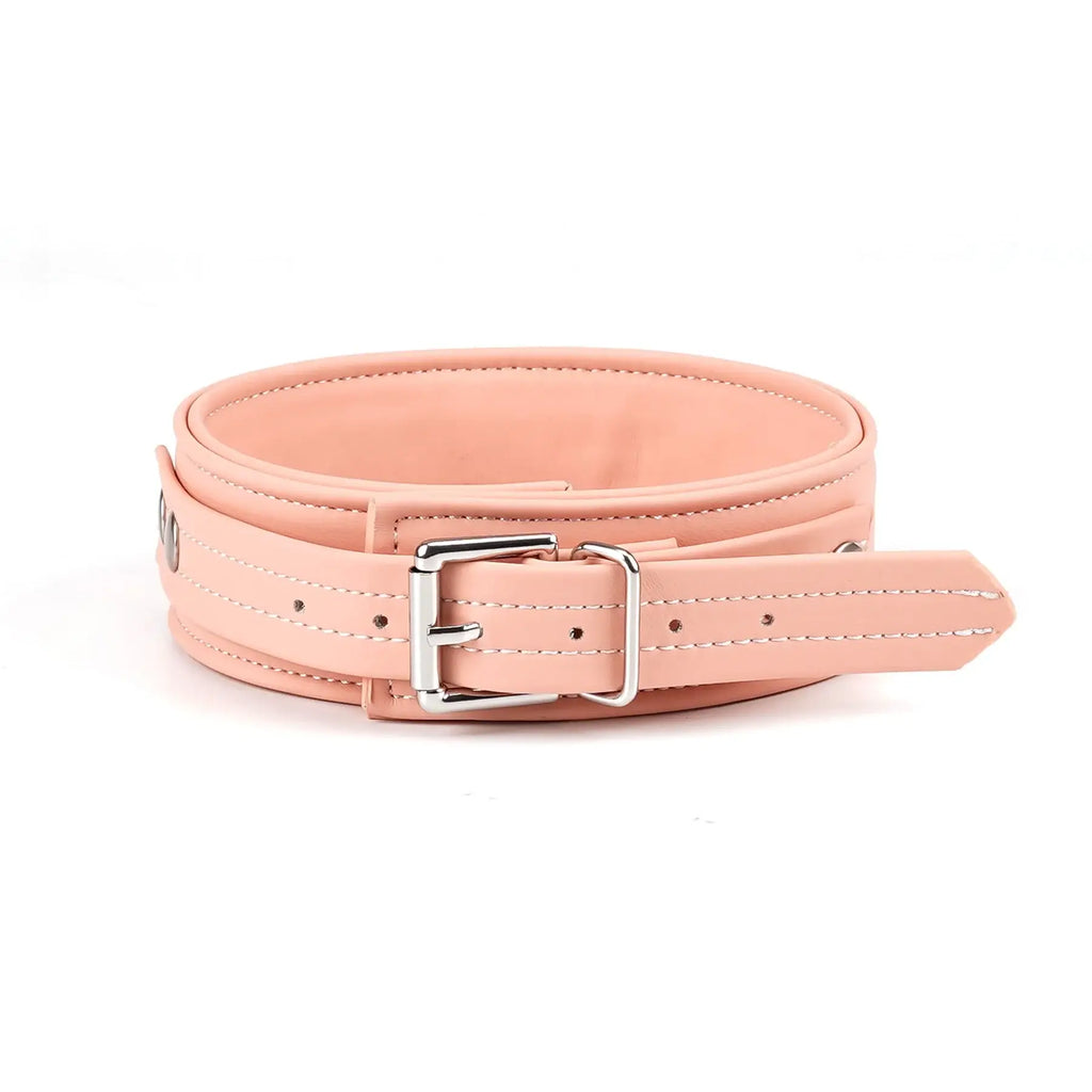 Dark Candy Vegan Leather Collar with Leash