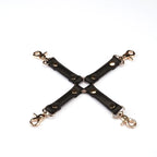 Black Dark Candy Vegan Leather Hogtie