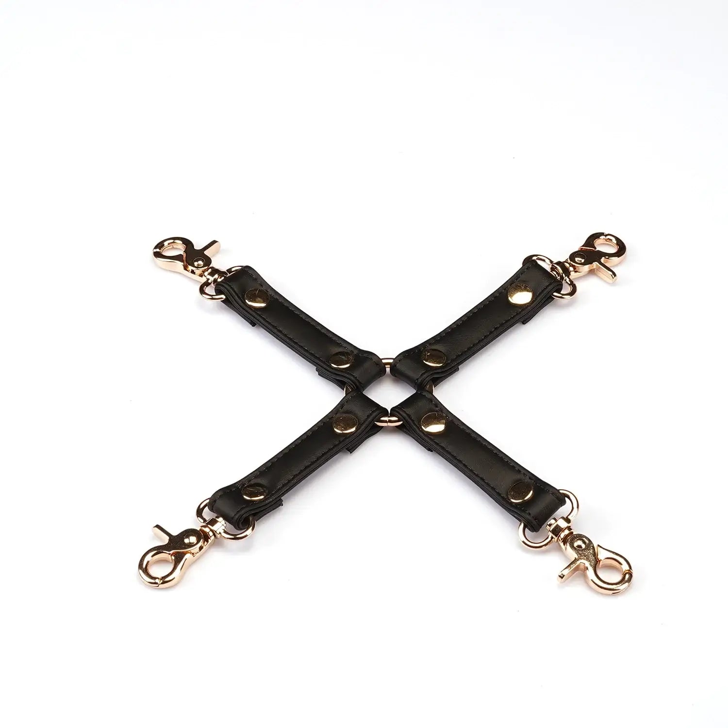 Black Dark Candy Vegan Leather Hogtie