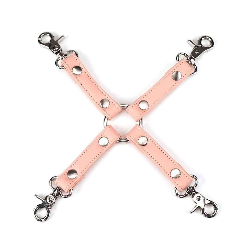 Pink Dark Candy Vegan Leather Hogtie