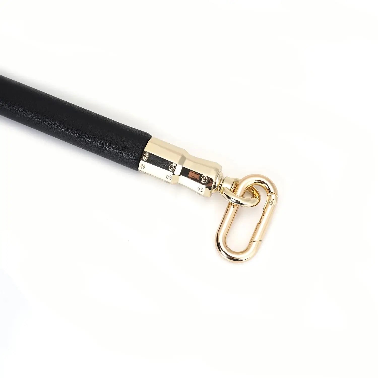 Black Dark Secret Collection Leather Coated Spreader Bar