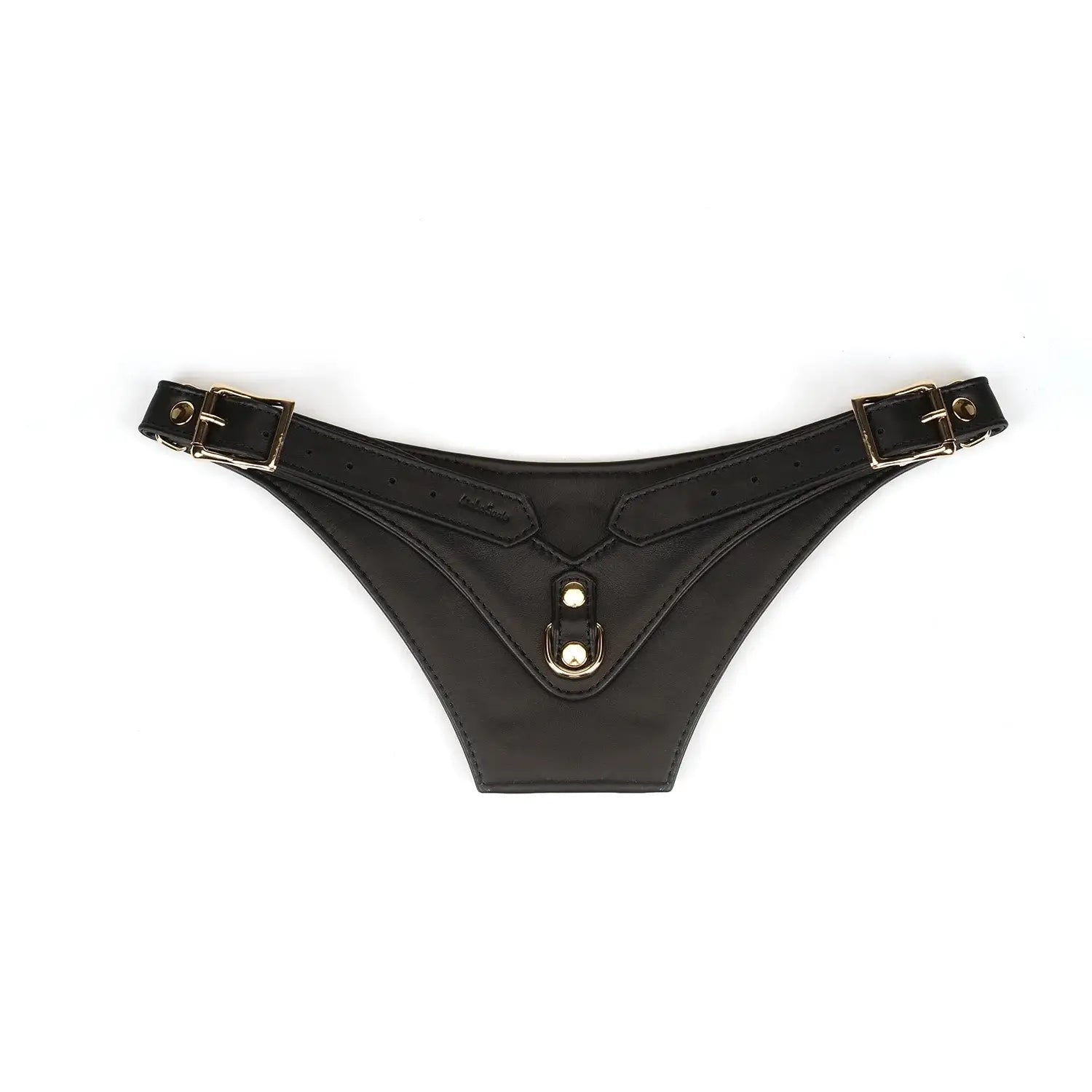 Black Dark Secret Collection Leather Deluxe Hands-Free Wand Harness