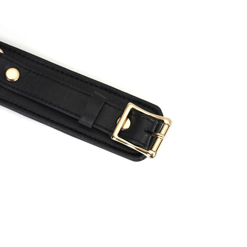 Dark Secret Collection Leather Thigh Cuffs - Restraints