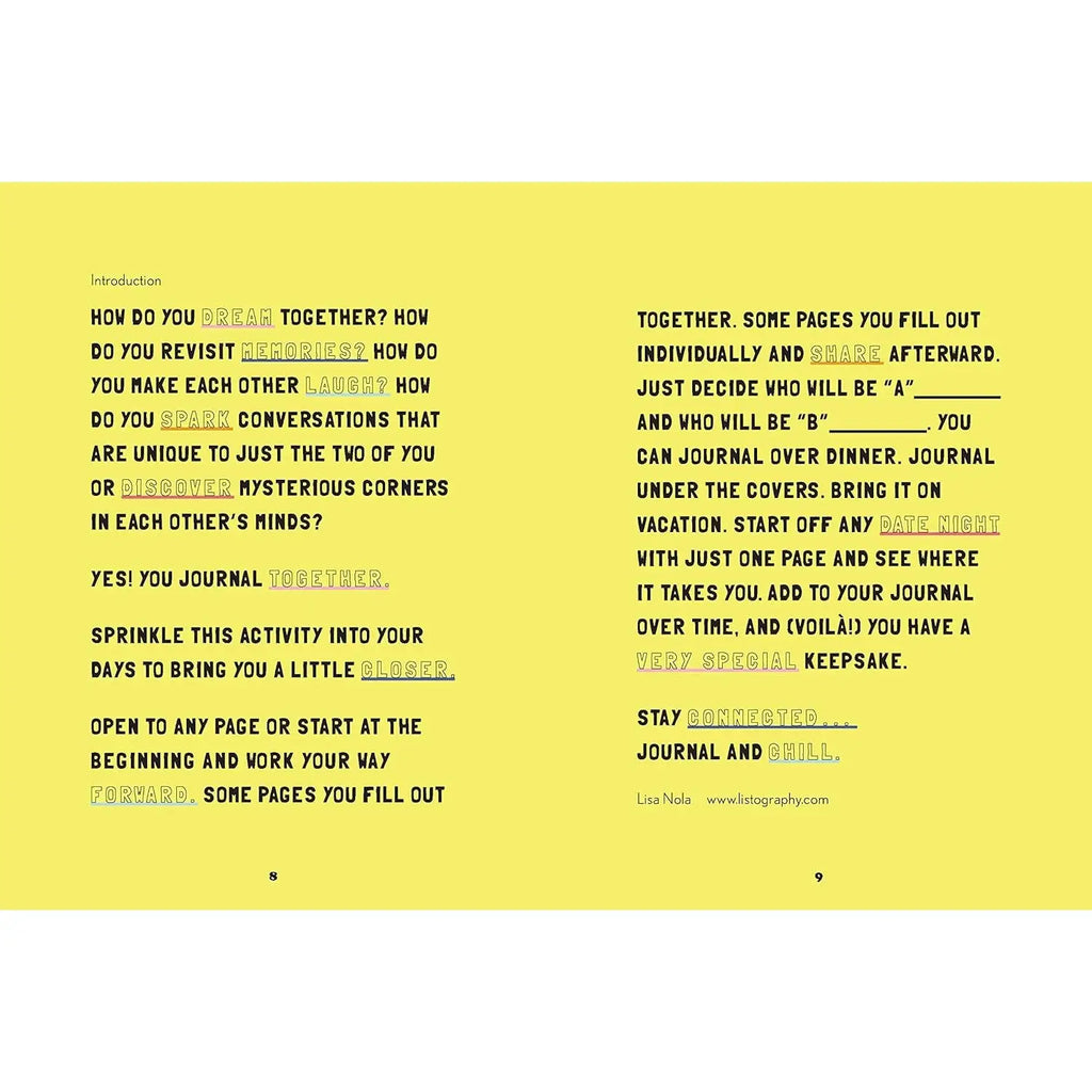 Date Night In: A Journal for Couples: Spark Conversation & Connection - Rolik®
