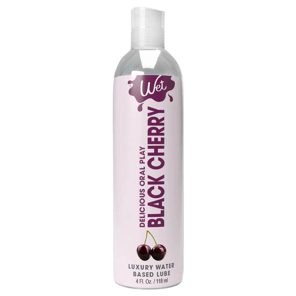 Delicious Oral Play Flavored Water - Based Lubricant - Black Cherry