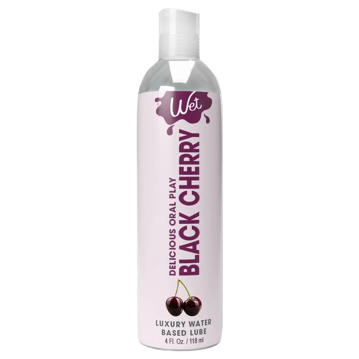 Delicious Oral Play Flavored Water - Based Lubricant - Black Cherry