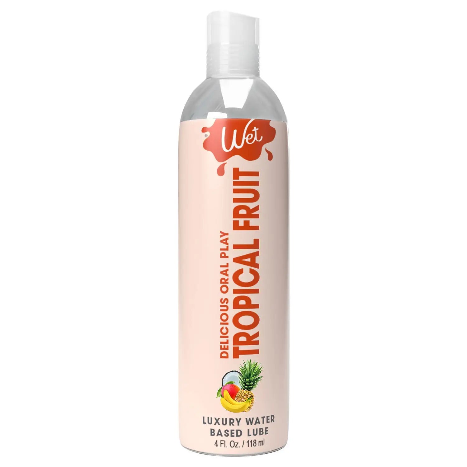 Delicious Oral Play Flavored Water - Based Lubricant - Tropical Fruit