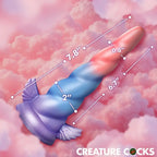 XR Brands® Deluxe Dream Rider Vibrating Unicorn Silicone Dildo - Rolik®