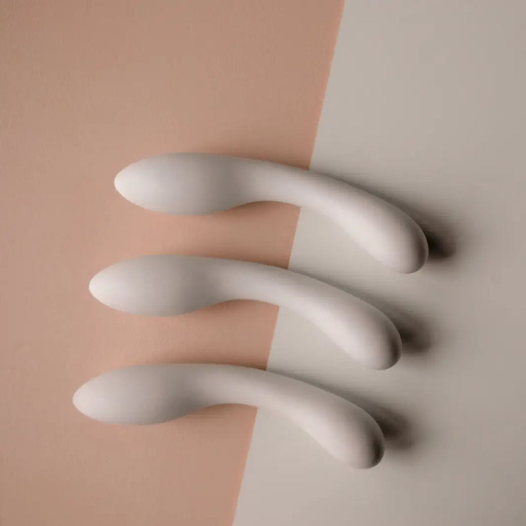 Dalia Handmade Porcelain Dildo - White