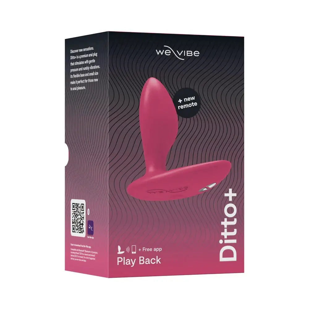 Ditto + Vibrating Anal Plug - Butt