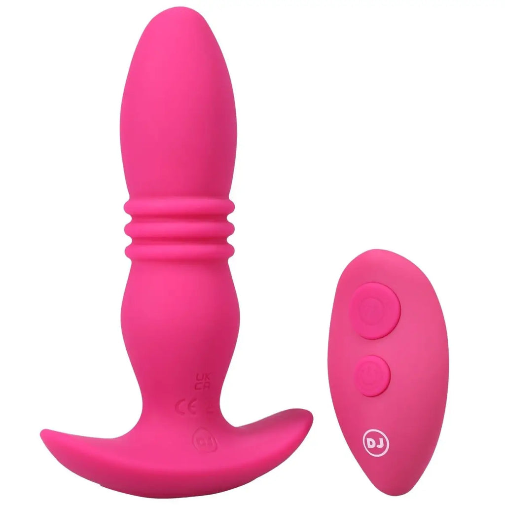 Doc Johnson® A - Play Rise Rechargeable Silicone Anal Plug with Remote - Rolik®