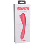 Doc Johnson® This Product Sucks Bendable Wand Vibrator Pink
