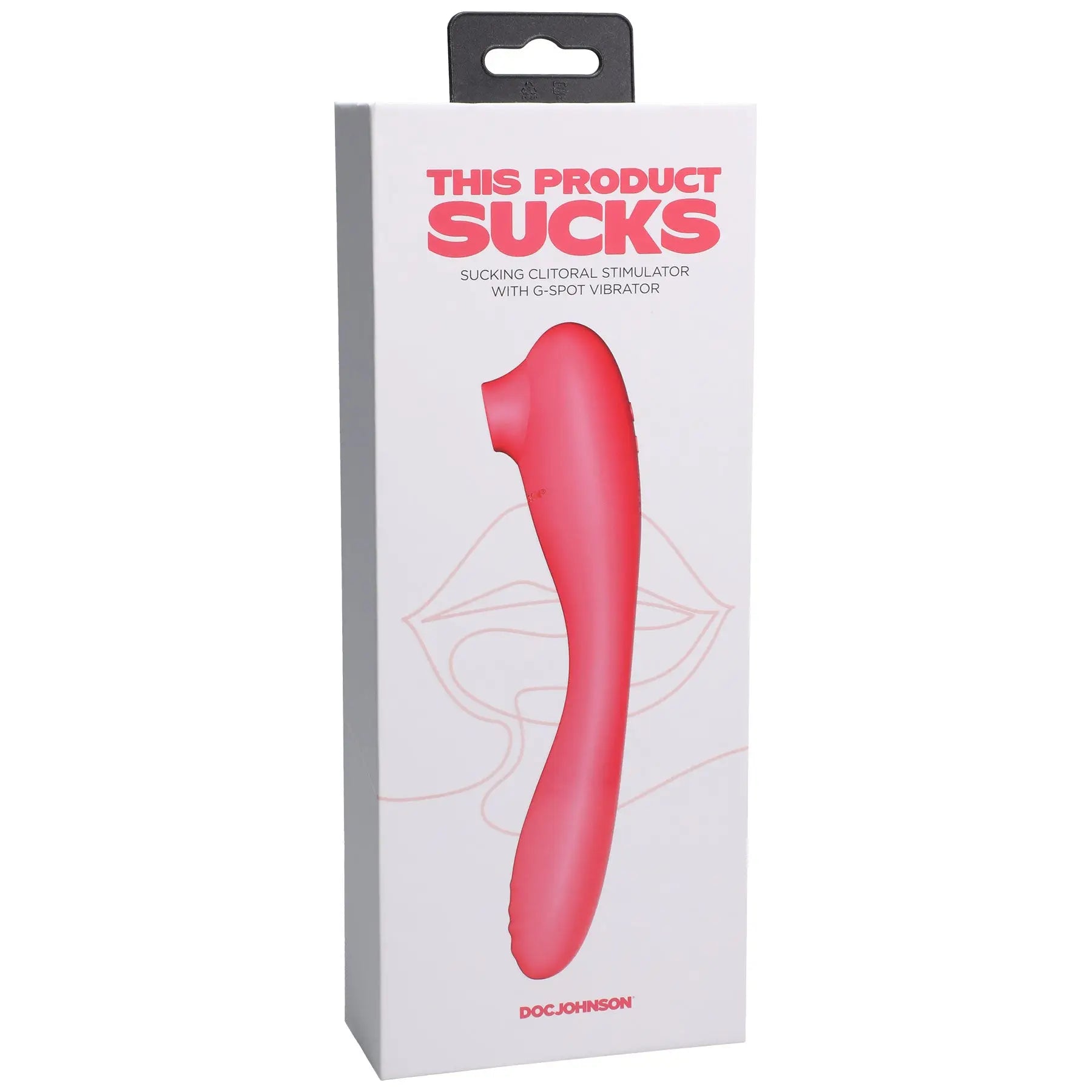 Doc Johnson® This Product Sucks Bendable Wand Vibrator Pink