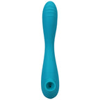 Doc Johnson® This Product Sucks Bendable Wand Vibrator Teal