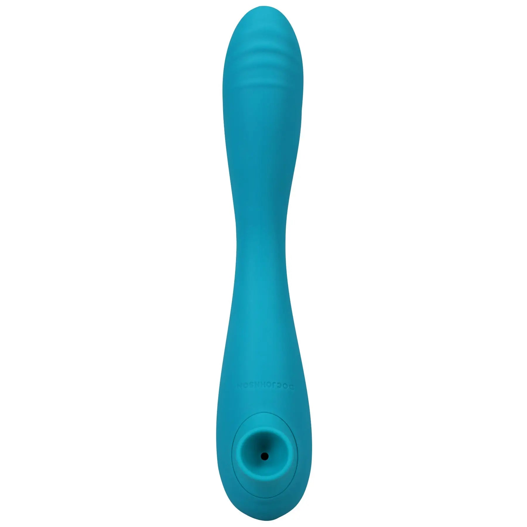 Doc Johnson® This Product Sucks Bendable Wand Vibrator Teal