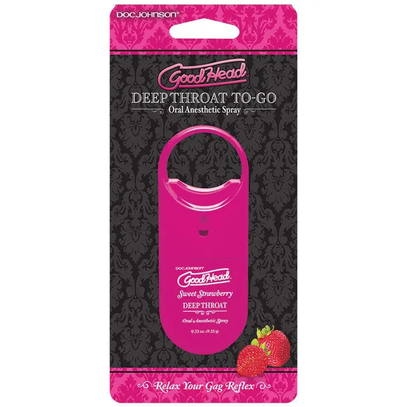 Doc Johnson® GoodHead™ Deep Throat To-Go Spray Strawberry - Rolik®