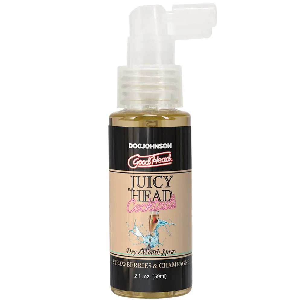 Doc Johnson® Goodhead™ Juicy Head Cocktails Dry Mouth Spray Strawberries & Champagne