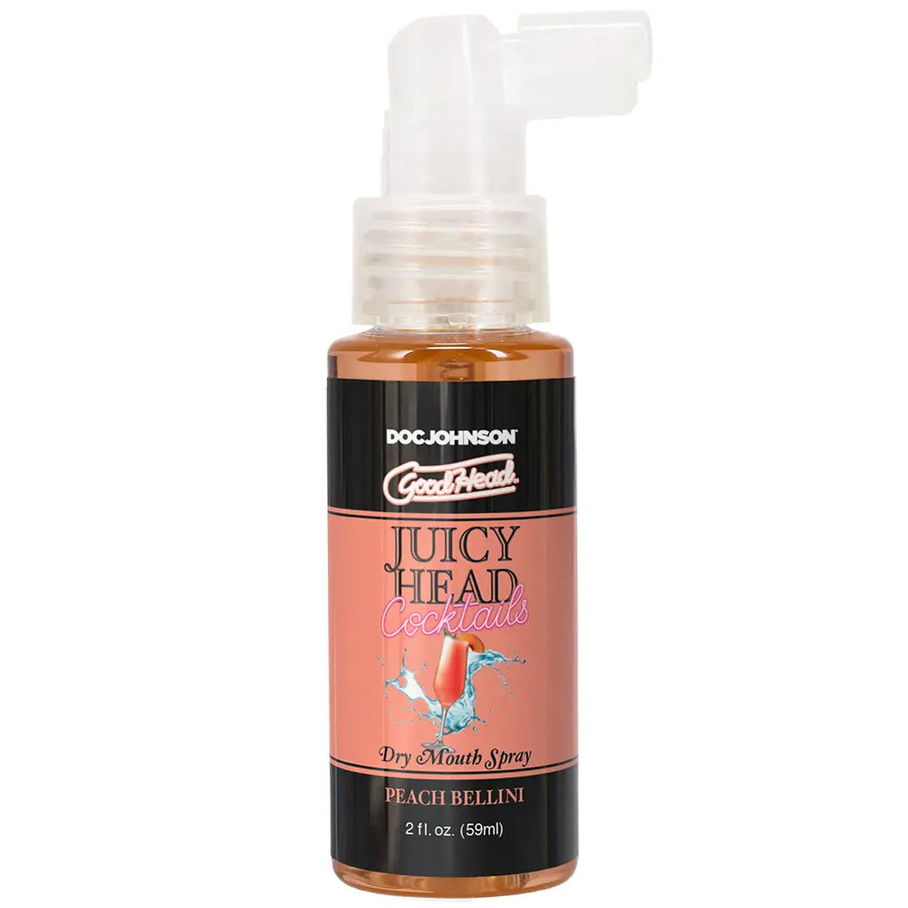 Doc Johnson® Goodhead™ Juicy Head Cocktails Dry Mouth Spray Peach Bellini