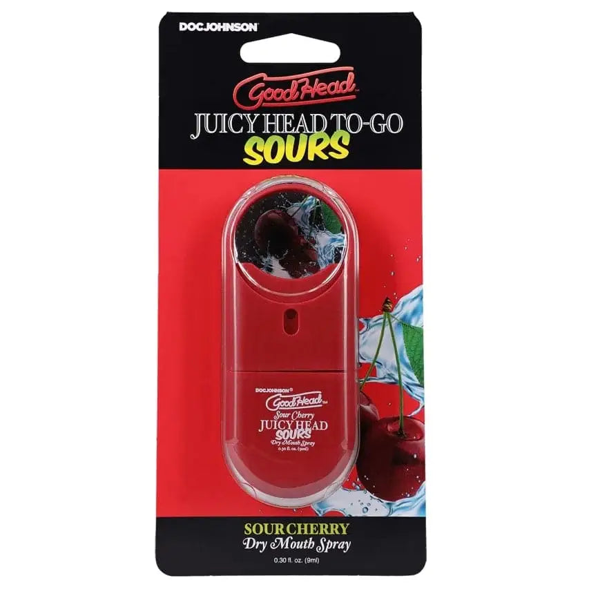 Doc Johnson® Goodhead™ Juicy Head To-Go Sours Dry Mouth Spray Sour Cherry - Rolik®
