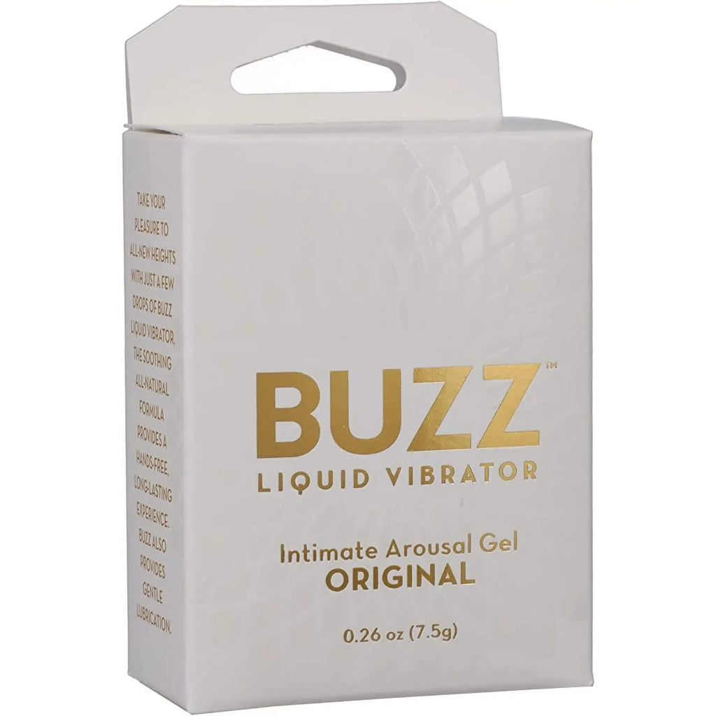 Doc Johnson® Johnson Buzz Liquid Vibrator Clitoral Arousal Gel - Natural Stimulating Lubricant