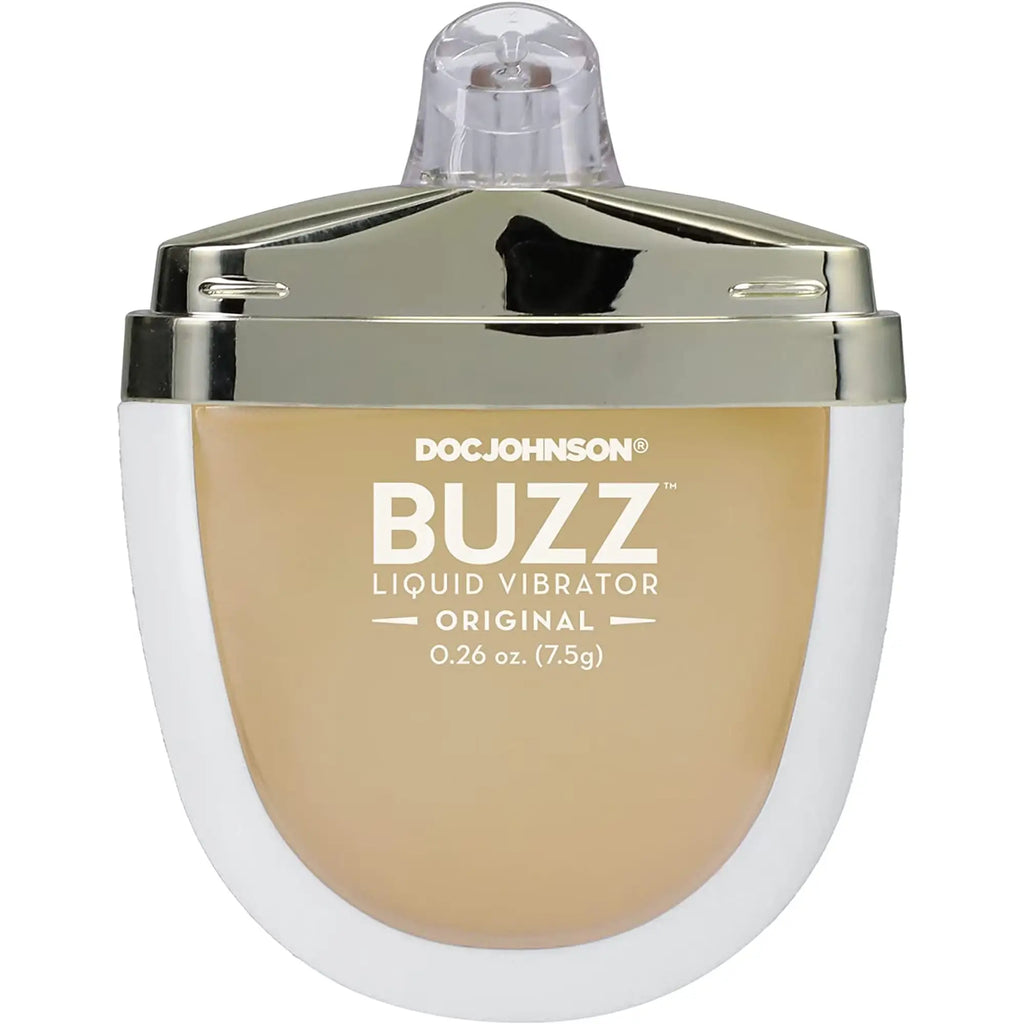 Doc Johnson® Johnson Buzz Liquid Vibrator Clitoral Arousal Gel - Natural Stimulating Lubricant