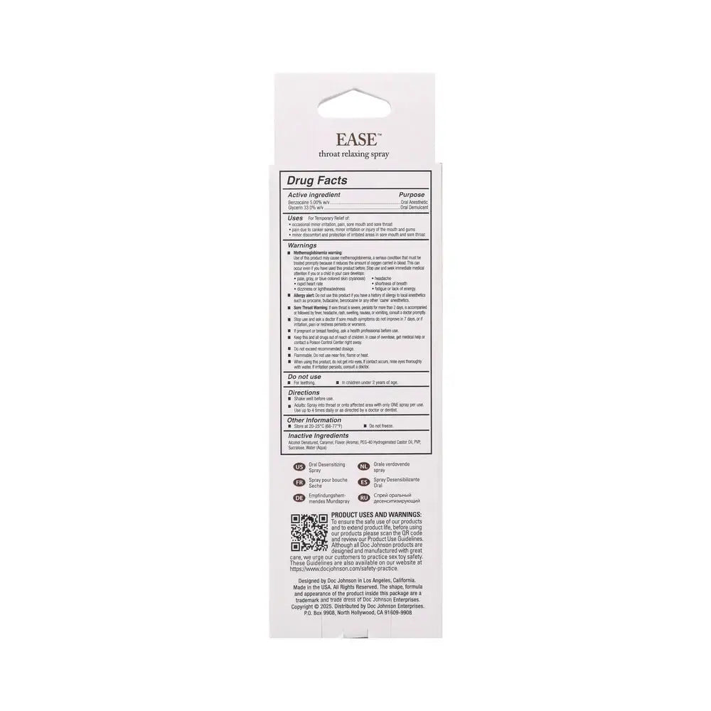 Doc Johnson® Intimate Enhancements Ease Throat Relaxing Spray