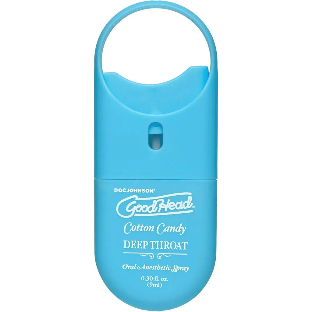 Doc Johnson® Johnson GoodHead Deep Throat Spray - Numbing Oral Comfort Cotton Candy
